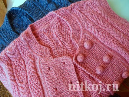 Узор для ажурных кофт и пуловеров