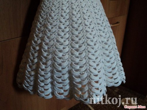 Праздничное платье крючком от baboch83ka
