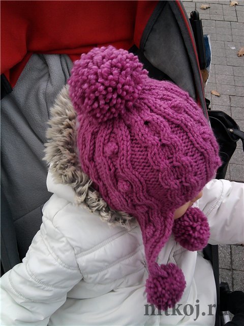 Детские вязаные шапки (32 фото)